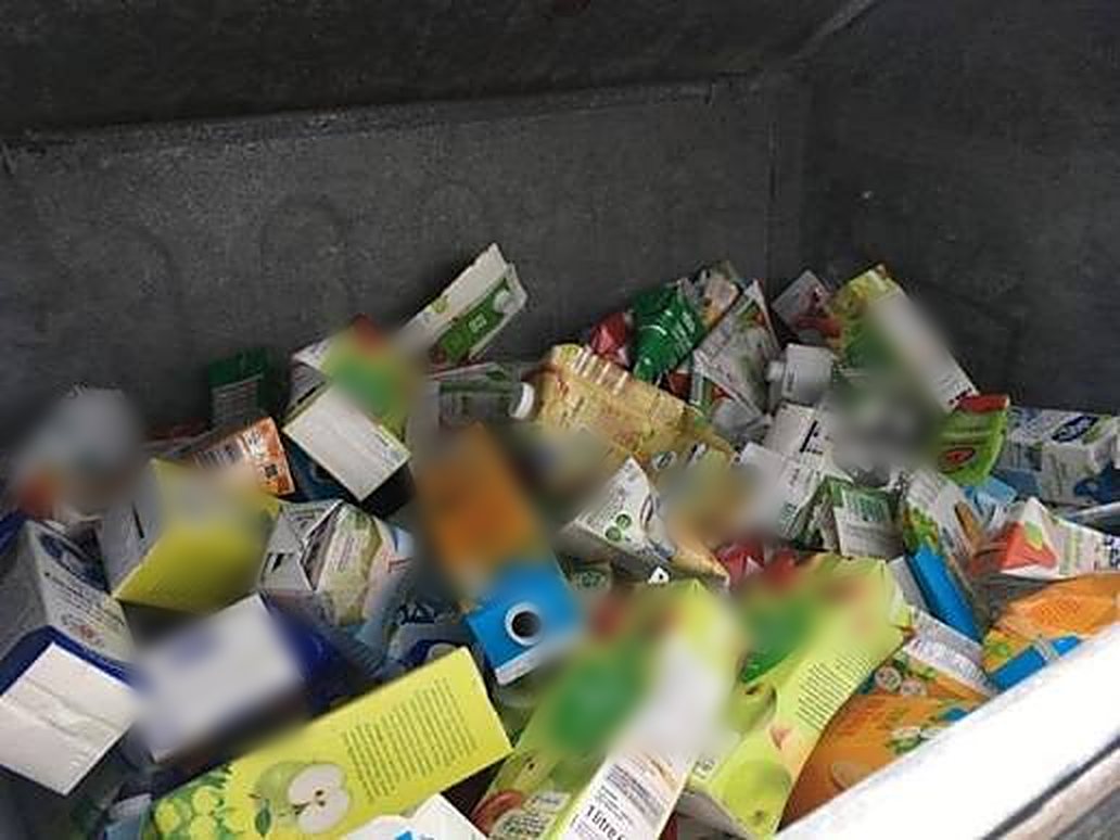 Balle : Déchets Tetra Pak
